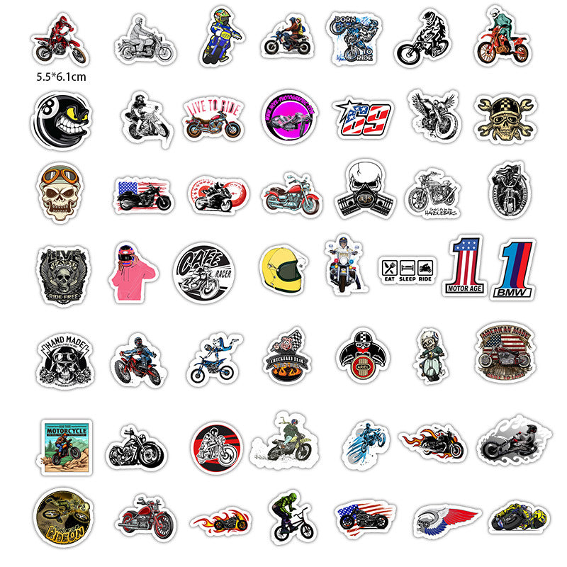 Stickers-Motorcycle 1 (50pcs/pack)