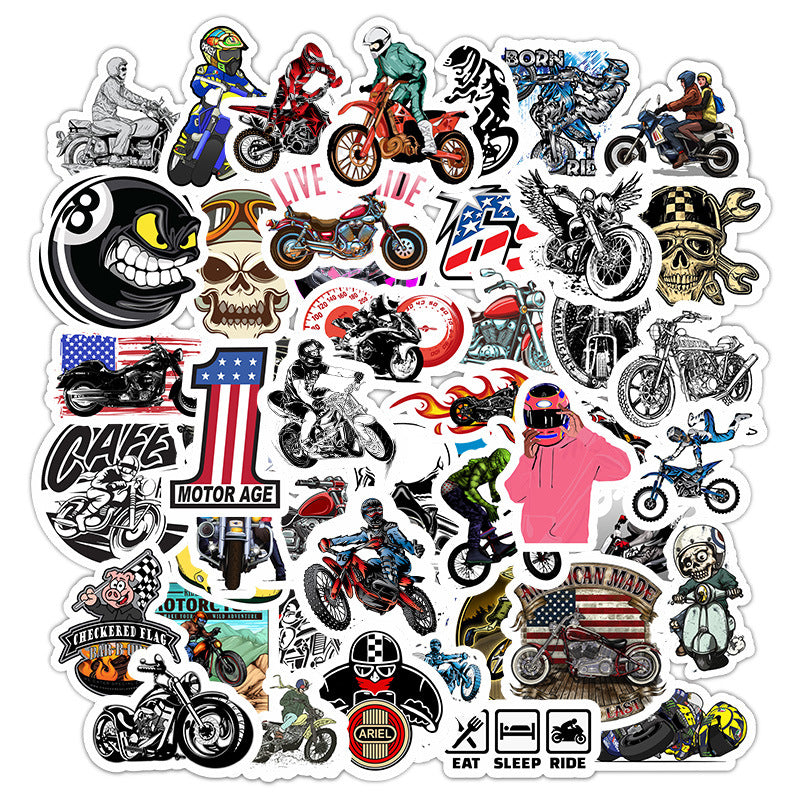 Stickers-Motorcycle 1 (50pcs/pack)